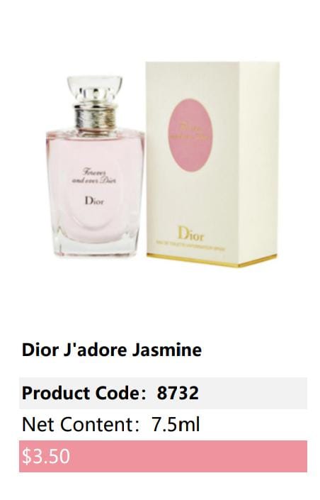 Dior J'adore Jasmine 