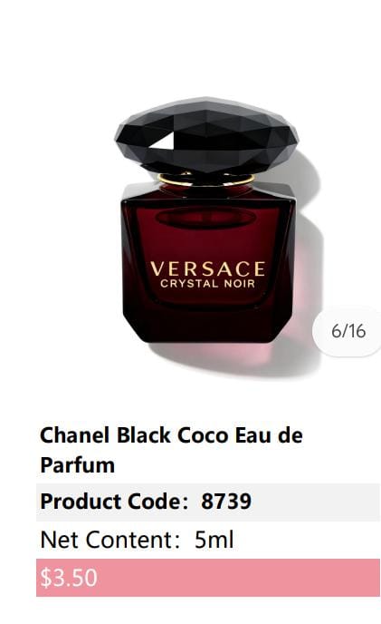Versace Black coco